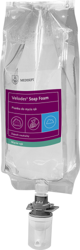 Medisept Velodes Soap Foam Neutral 1 L - mydło w piance do systemu zamkniętego