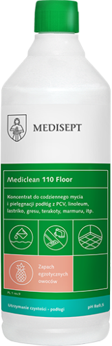 MEDISEPT Mediclean 110 Floor 1 L Egzotyczne owoce - do mycia podłóg