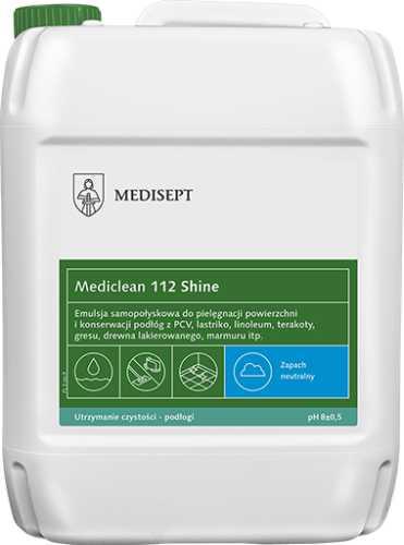 MEDISEPT Mediclean 112 Shine 5 L - płyn do konserwacji podłóg