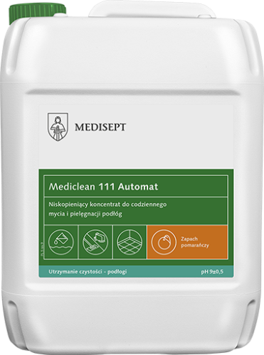 MEDISEPT Mediclean 111 Automat 5 L pomarańczowy - do mycia maszynowego podłóg