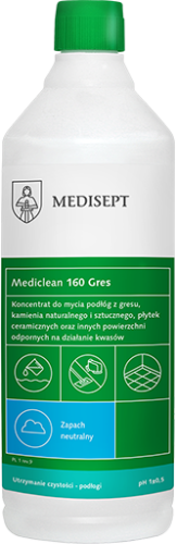 MEDISEPT Mediclean 160 Gres 1 L - doczyszczanie kamienia i płytek