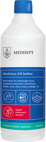 MEDISEPT Mediclean 210 Surface 1 L Czerwone owoce - koncentrat do mycia powierzchni