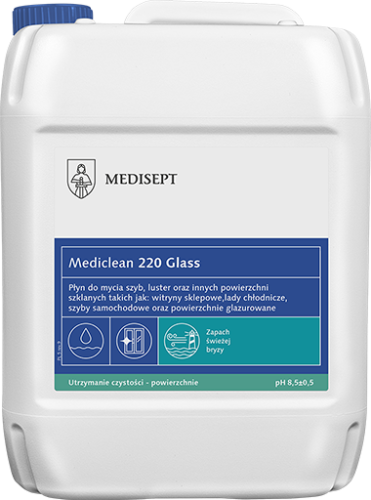 MEDISEPT Mediclean 220 Glass 5 L - do powierzchni szklanych