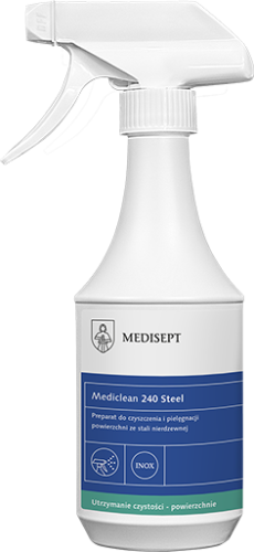 MEDISEPT Mediclean 240 Steel 500 ml - do stali nierdzewnej