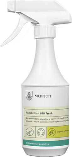 MEDISEPT Mediclean 610 Fresh Cytryna 500 ml - odświeżacz powietrza cytrusowy