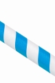 Słomki papierowe EKO 6x197 mm 250szt BIAŁO-NIEBIESKA