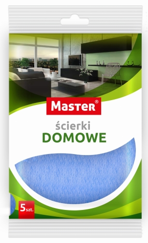 Ścierka domowa wiskoza, 5 szt., 30x38 cm S-107
