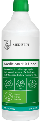 MEDISEPT Mediclean 110 Floor 1 L Białe kwiaty - do mycia podłóg