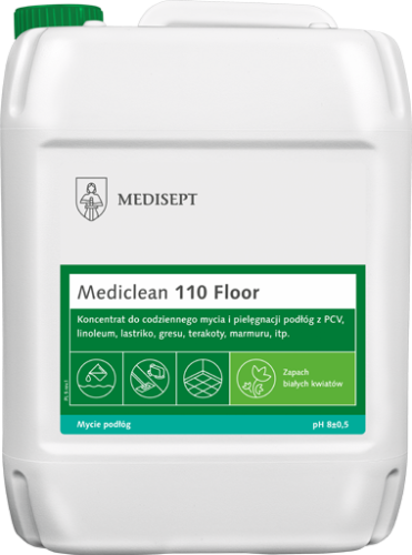 MEDISEPT Mediclean 110 Floor 5 L Białe kwiaty - do mycia podłóg