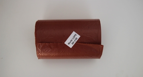Worki na śmieci 60 L, 50 szt., CZERWONE, LDPE, 6050CZERVP