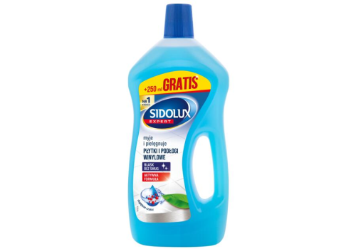 SIDOLUX płyn do mycia płytek i PCV 1 L  (niebieski)