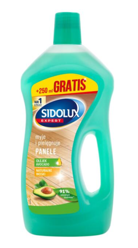 SIDOLUX płyn do mycia PANELI - 1 L (zielony)