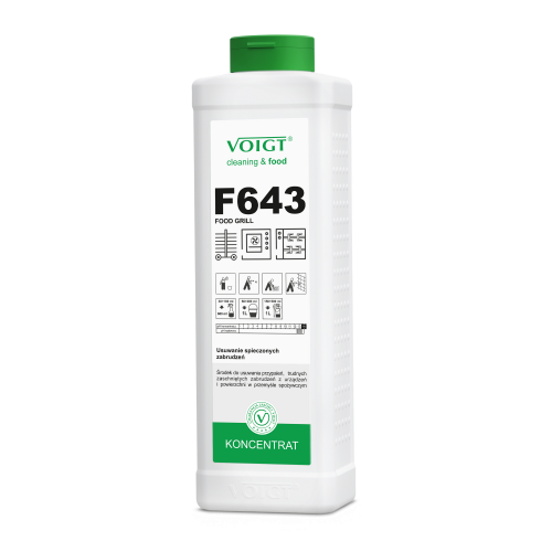 VOIGT F643 FOOD GRILL 1 L (ZASTĘPUJE H643) - Usuwanie spieczonych zabrudzeń