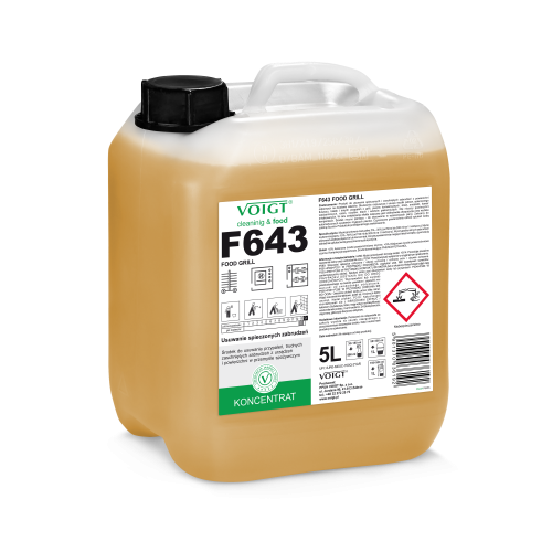 VOIGT F643 FOOD GRILL 5 L (ZASTĘPUJE H643 5L) - Usuwanie spieczonych zabrudzeń