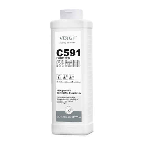 VOIGT C591 PROTECT WOOD 1 L - Nabłyszczanie i zabezpieczanie parkietów drewnianych