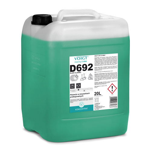 VOIGT D692 KLAR CLASSIC 20 L (ZASTĘPUJE H692 20L) - Płukanie w zmywarkach profesjonalnych