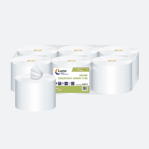 DGA Papier toaletowy a'6 Smart T190 celuloza 2 warstwy, 6szt, 190M, 23013