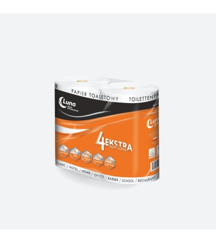 DGA Papier toaletowy ekstra soft long celuloza 3 warstwy, 4szt, 36M, 25703