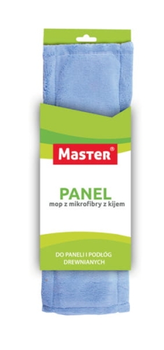 Zestaw Mop płaski Panel z mikrofibry Master S-018 + kij